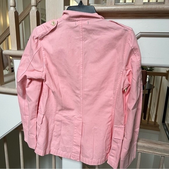 Alex Mill Officer Cotton Jacket in Pink M NWT - Picture 4 of 11
